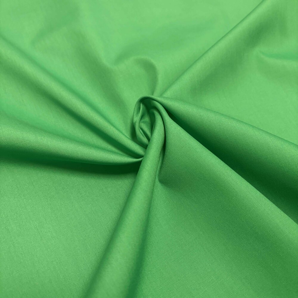 Katoen poplin 5542 - smaragdgroen Katoen poplin 5542 - smaragdgroen