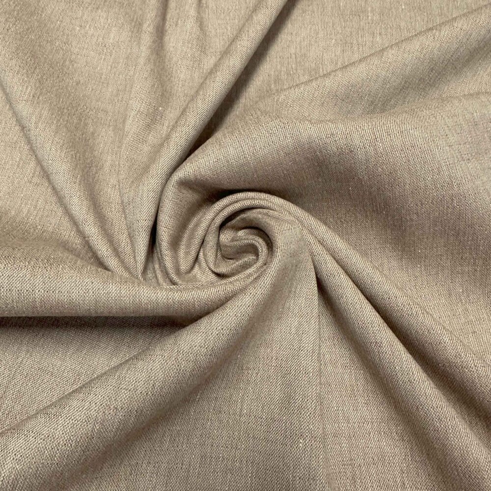 VJ COUPON -Linnen 5104 - beige melange 90X140CM (FT) VJ COUPON -Linnen 5104 - beige melange 90X140CM (FT)