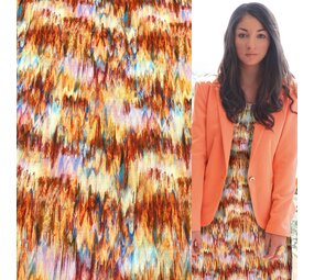 COUPON VJ - Viscose stretch aspect lin 5107 120 x 140 cm