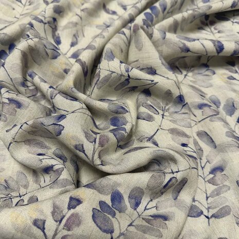 VJ COUPON Linen Viscose Inkjet 5096 130+85 X140CM VJ COUPON Linen Viscose Inkjet 5096 130+85 X140CM