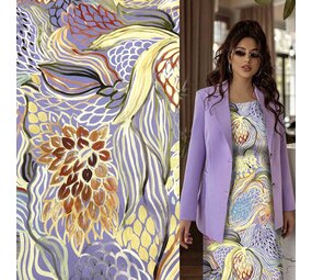 VJ COUPON Satijn Katoen/Viscose 4473 60X140CM