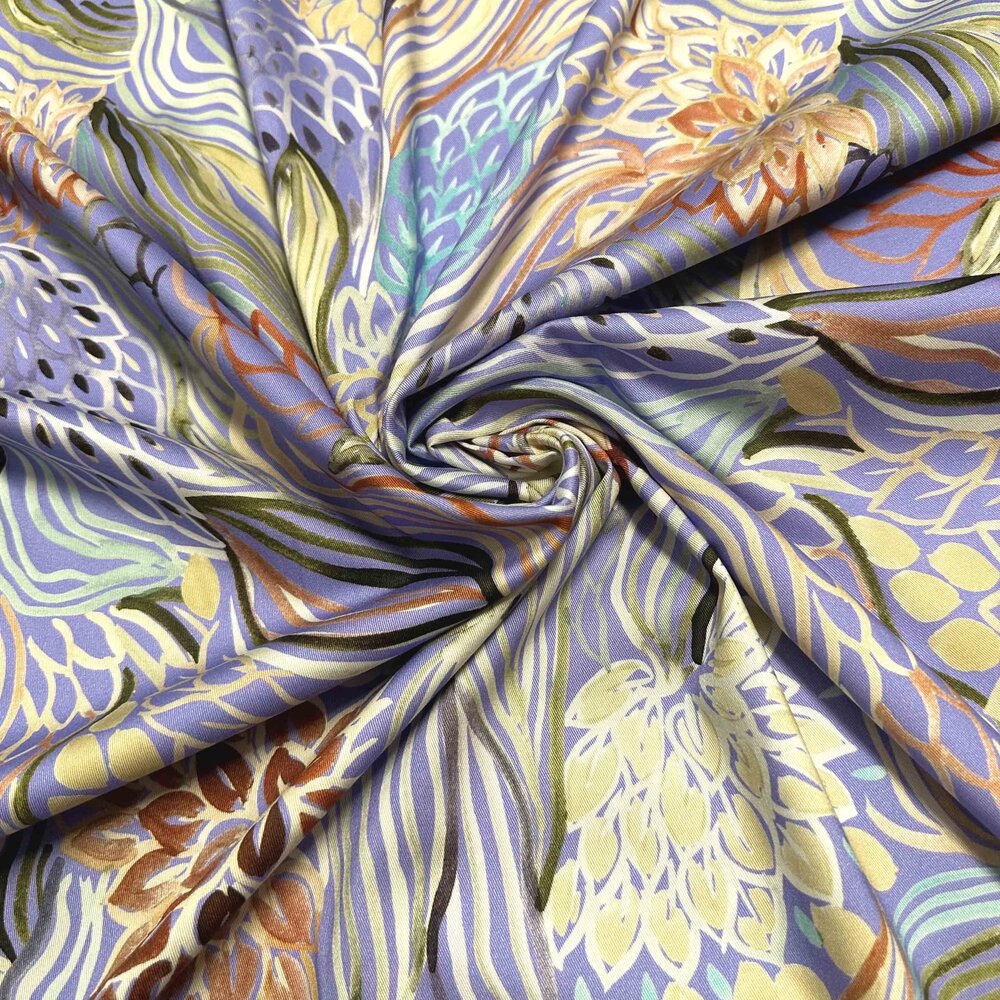 VJ COUPON Satin Baumwolle/Viskose 4473 60 x 140 cm