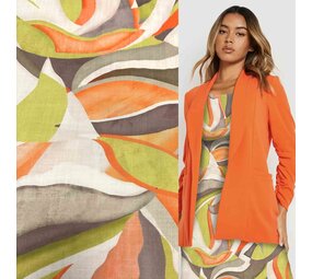 COUPON VJ - Viscose aspect lin pour impression jet d'encre 4532 70 x 140 cm