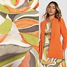 VJ COUPON - Linen-look Viscose Inkjet 4532 70X140CM