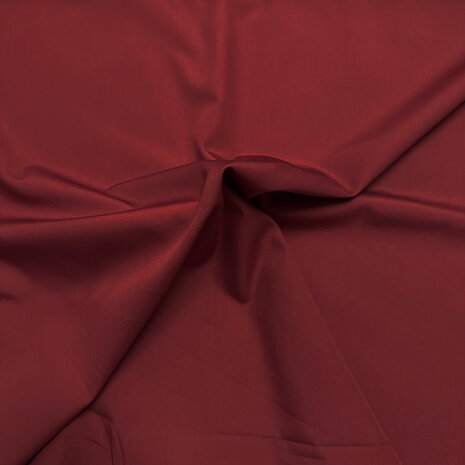 Popeline de coton 5554 - rouge bordeaux Popeline de coton 5554 - rouge bordeaux