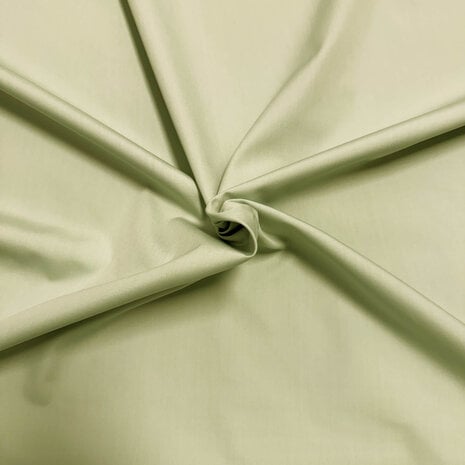 Katoen poplin 5555 - poeder groen Katoen poplin 5555 - poeder groen