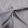 Cotton poplin 5558 - blue/white striped Cotton poplin 5558 - blue/white striped