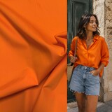 Katoen poplin 5559 - oranje Katoen poplin 5559 - oranje