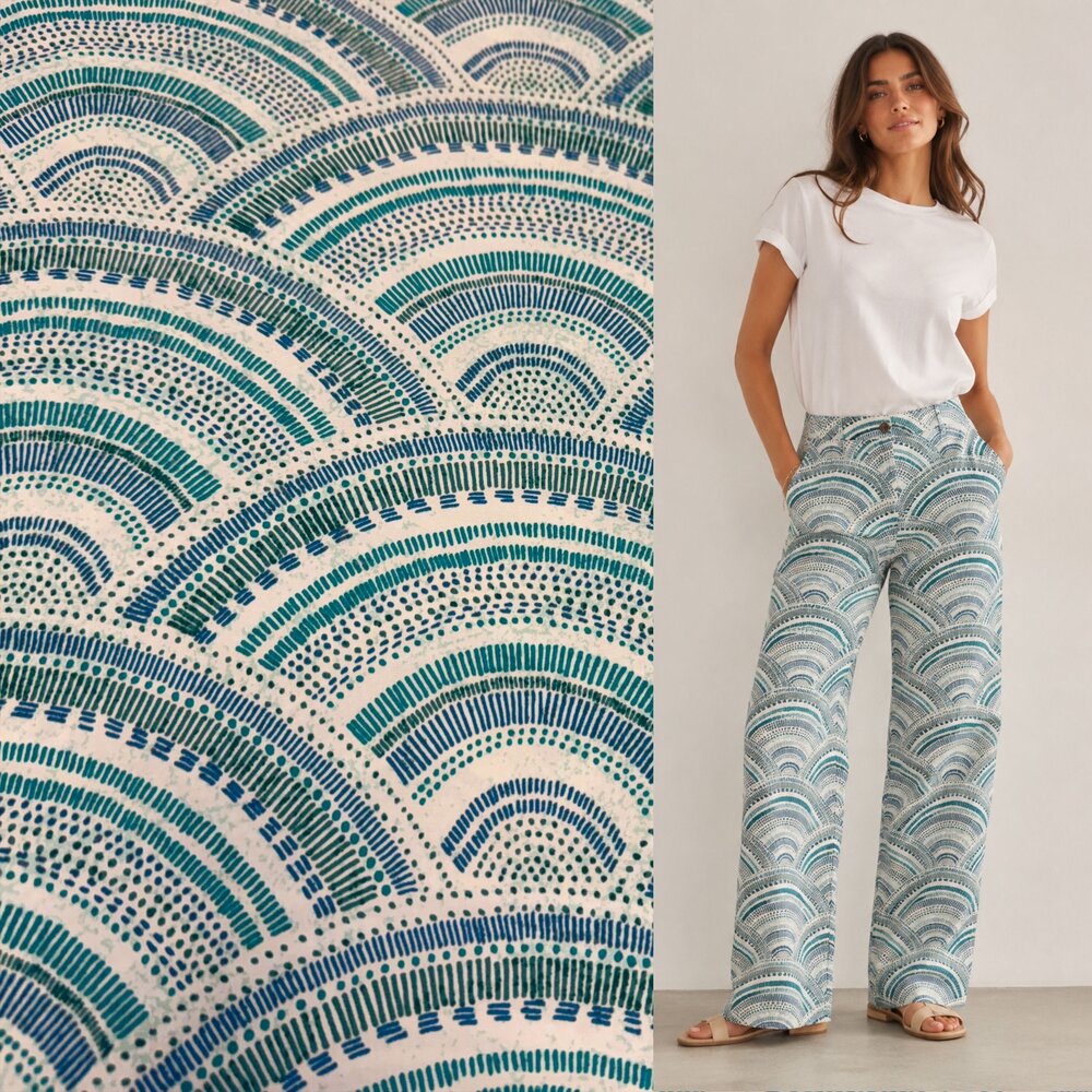 Katoen Stretch Dessin 5549