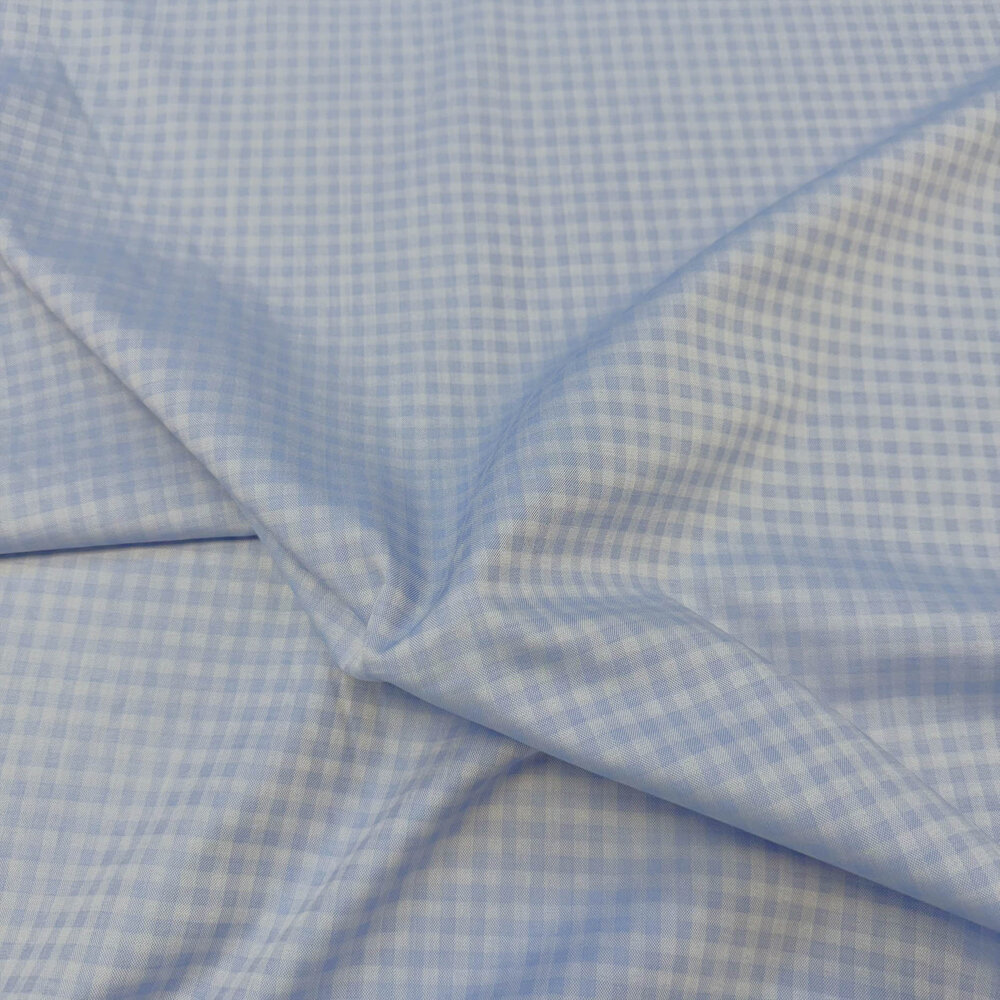 Cotton poplin checked 5566