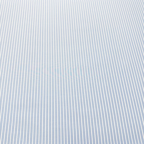 Cotton Poplin 5567 - light blue/white striped Cotton Poplin 5567 - light blue/white striped
