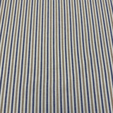 Cotton Poplin 5568 - Cream/Beige/Blue striped Cotton Poplin 5568 - Cream/Beige/Blue striped