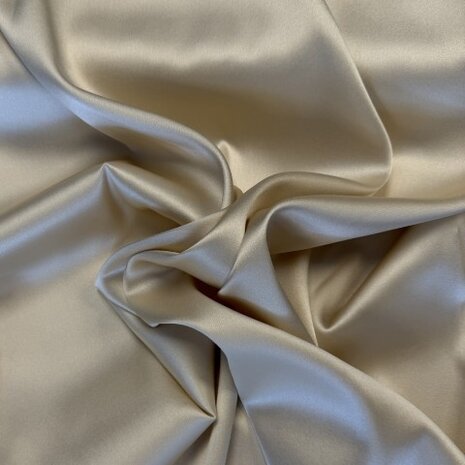 Satin silk, stretch SD16 - vanilla