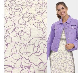 VJ COUPON Linen Inkjet 4464 90X150CM VJ COUPON Linen Inkjet 4464 90X150CM