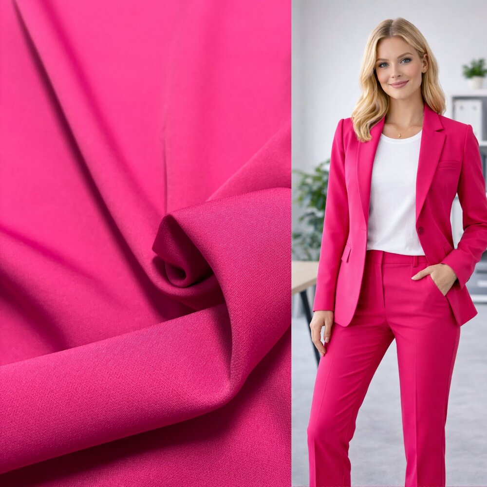 VJ COUPON - Terlenka bi-stretch 5496 - Fuchsia 75X145CM VJ COUPON - Terlenka bi-stretch 5496 - Fuchsia 75X145CM
