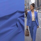 VJ COUPON Bengaline Stretch 5448 - light cobalt blue 110+100 X150CM