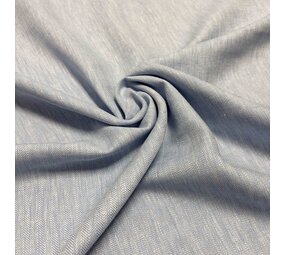 Leinen-Baumwolle LK04 – Hellblau/Weiß Leinen-Baumwolle LK04 – Hellblau/Weiß