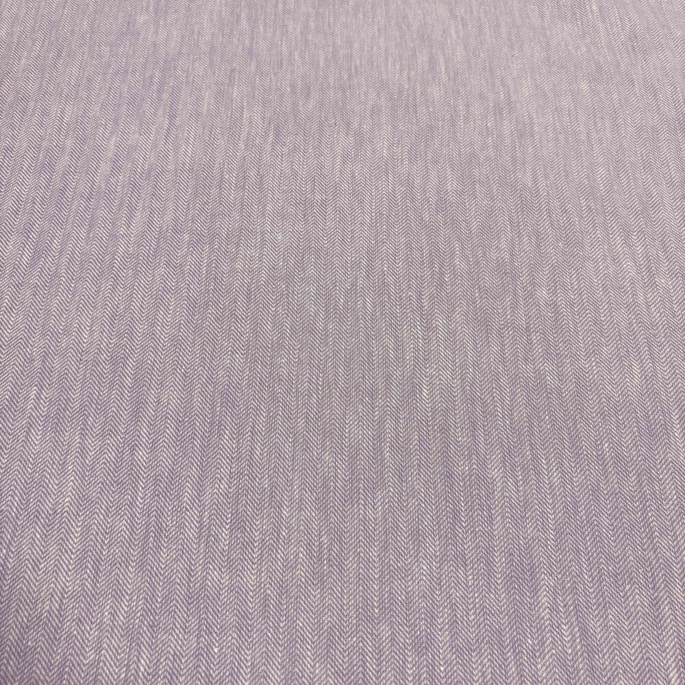 Lin et coton LK05 - lilas/blanc Lin et coton LK05 - lilas/blanc