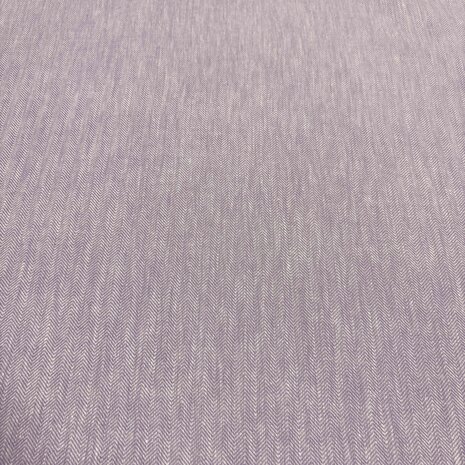 Linen Cotton LK05 - lilac/white