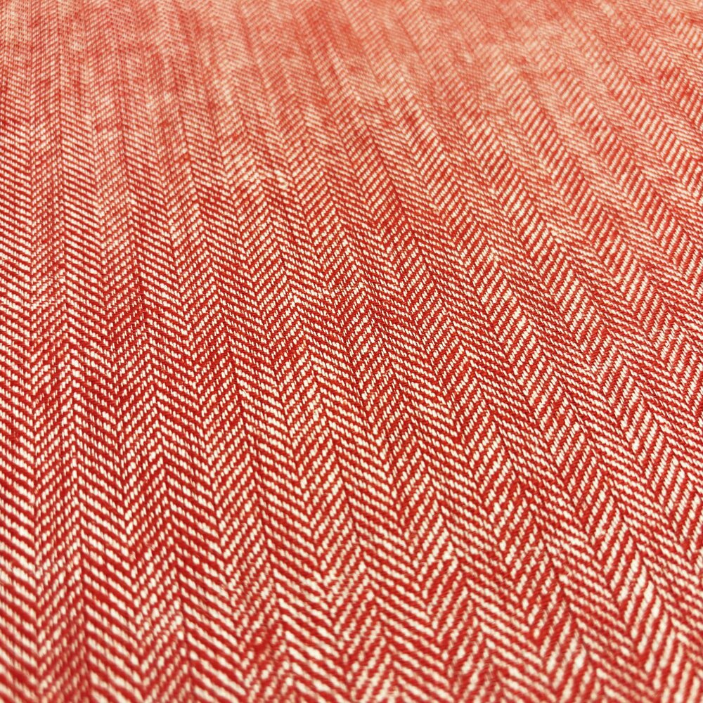Linen Cotton LK07 - red/white