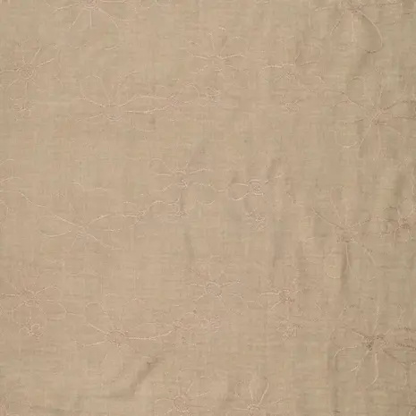 VJ COUPON Linen look embroidered AA20 100+90X140CM VJ COUPON Linen look embroidered AA20 100+90X140CM