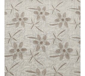 VJ COUPON - Linen Viscose Embroidered AA39 70X140CM VJ COUPON - Linen Viscose Embroidered AA39 70X140CM