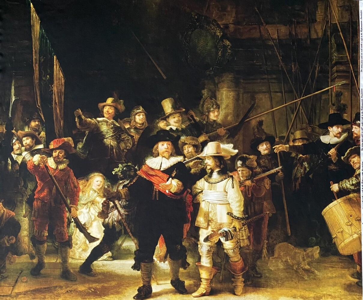 Punta di Roma+ 2188 - Rembrandt van Rijn / Die Nachtwache Punta di Roma+ 2188 - Rembrandt van Rijn / Die Nachtwache
