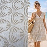 VJ COUPON - Linen Viscose Embroidered - 5473 130X140CM