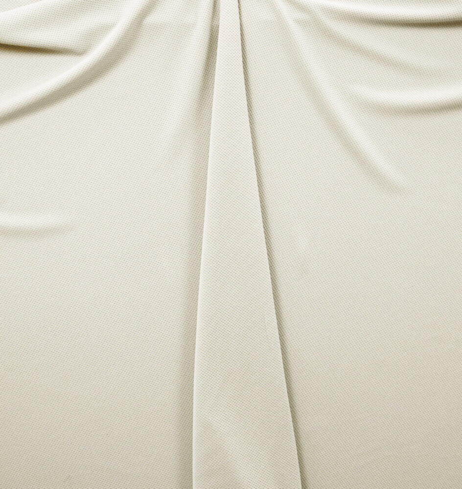 VJ COUPON Piqué Stretch PS02 - cream 80X150CM VJ COUPON Piqué Stretch PS02 - cream 80X150CM