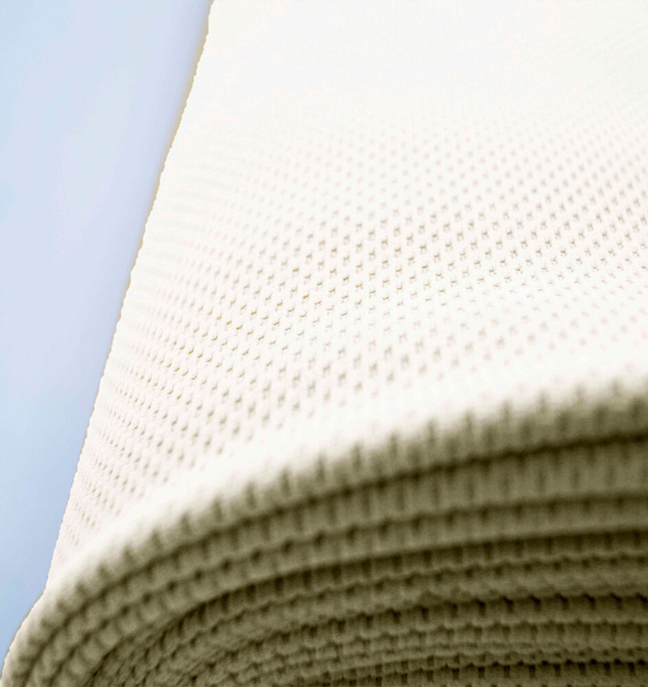 VJ COUPON Piqué Stretch PS02 - Creme 80 x 150 cm