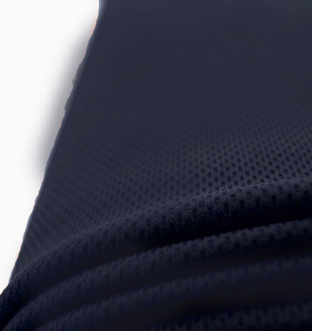 VJ COUPON Piqué Stretch PS14 - Bleu nuit 65+60 x 150 cm