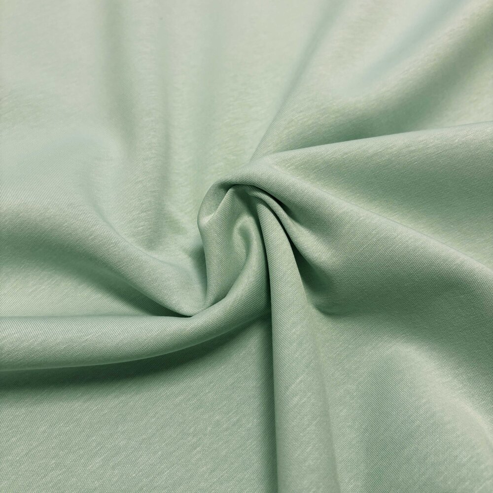 VJ COUPON Cotton Scuba CT02 - pastelgroen - 160X155CM VJ COUPON Cotton Scuba CT02 - pastelgroen - 160X155CM