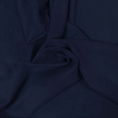 VJ COUPON - Wildleder Stretch SU23 – Nachtblau 100 x 148 cm