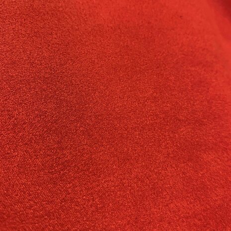 VJ COUPON Suedine Stretch SU08 - bright red 100X148CM (VLK)