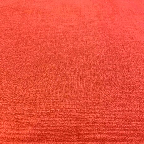 VJ COUPON -  Stretch Linnen L22 - felrood 75X140CM