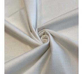 VJ COUPON -	Stretch Linnen L16 - gebroken wit  90X140CM  (VLK)