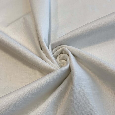 VJ COUPON - Stretch Linnen L16 - gebroken wit 90X140CM (VLK) VJ COUPON - Stretch Linnen L16 - gebroken wit 90X140CM (VLK)