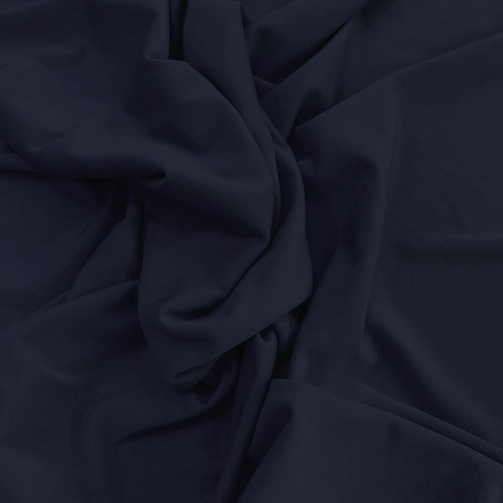 VJ COUPON Bamboo Jersey Uni BV11 - donkerblauw 80X145CM VJ COUPON Bamboo Jersey Uni BV11 - donkerblauw 80X145CM