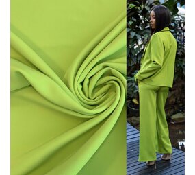 COUPON VJ Terlenka 4-Way Stretch TS27 - Citron vert 100 x 147 cm
