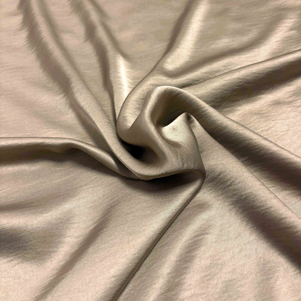 Satin extensible soyeux SI17 - champagne Satin extensible soyeux SI17 - champagne