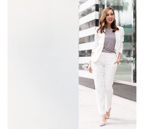 VJ COUPON Terlenka 4-Way Stretch TS02 - cream 55X147CM