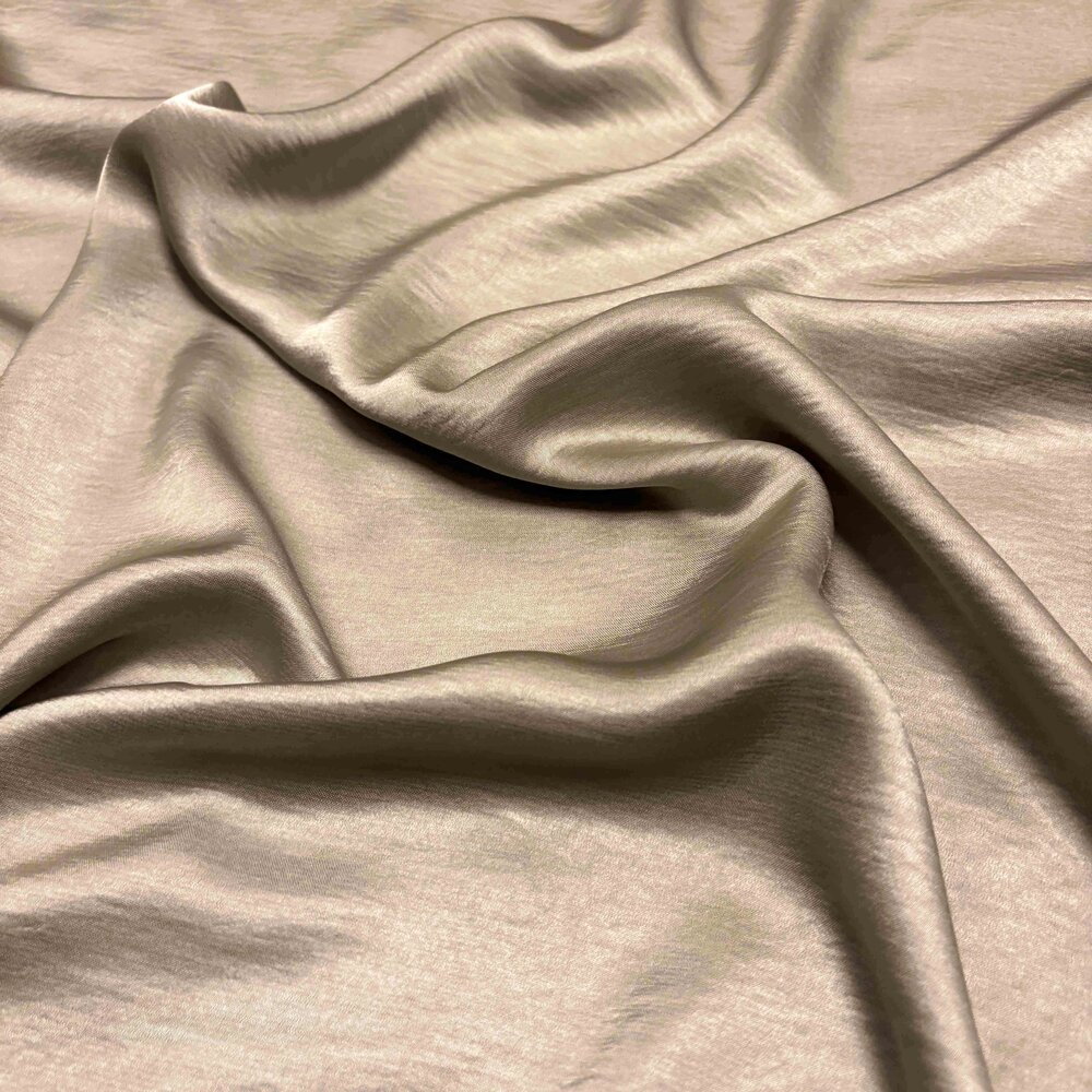 Satin extensible soyeux SI17 - champagne Satin extensible soyeux SI17 - champagne
