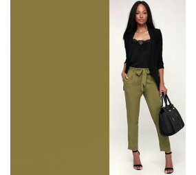 VJ COUPON Terlenka 4-Way Stretch TS16 - vert olive 60 x 147 cm