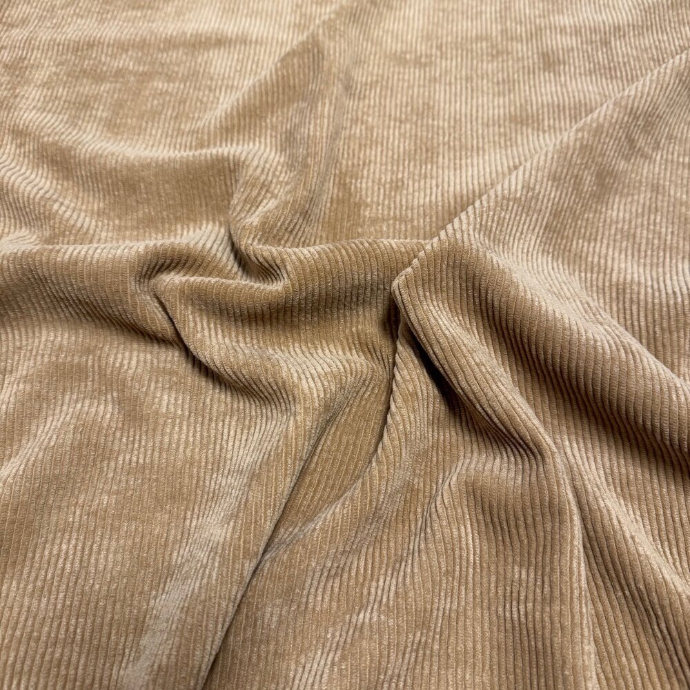 VJ COUPON - Corduroy Stretch - CS03 - Beige 75X140CM VJ COUPON - Corduroy Stretch - CS03 - Beige 75X140CM