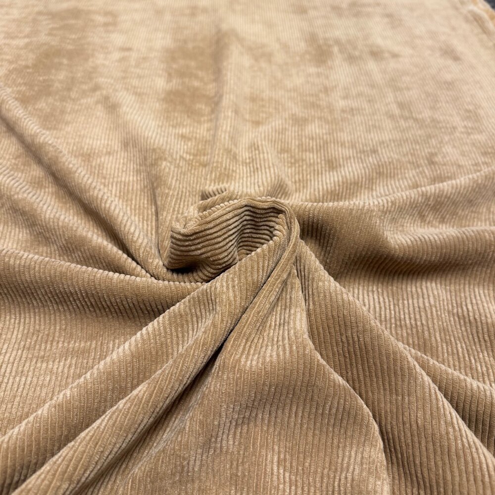VJ COUPON - Corduroy Stretch - CS03 - Beige 75X140CM VJ COUPON - Corduroy Stretch - CS03 - Beige 75X140CM