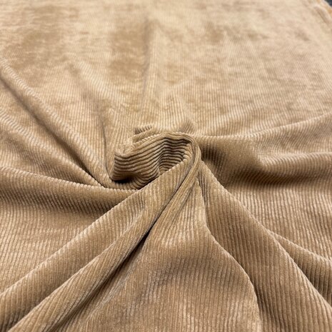 VJ COUPON - Corduroy Stretch - CS03 - Beige 75X140CM VJ COUPON - Corduroy Stretch - CS03 - Beige 75X140CM
