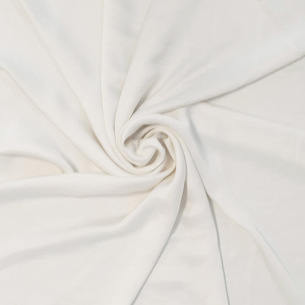 Satin extensible soyeux SI19 - blanc cassé Satin extensible soyeux SI19 - blanc cassé