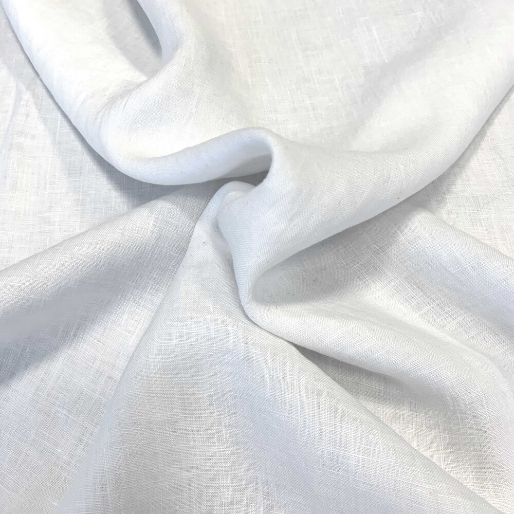 VJ COUPON - Linen Super Fine LV08 - white 100+55X140CM (VLK) VJ COUPON - Linen Super Fine LV08 - white 100+55X140CM (VLK)
