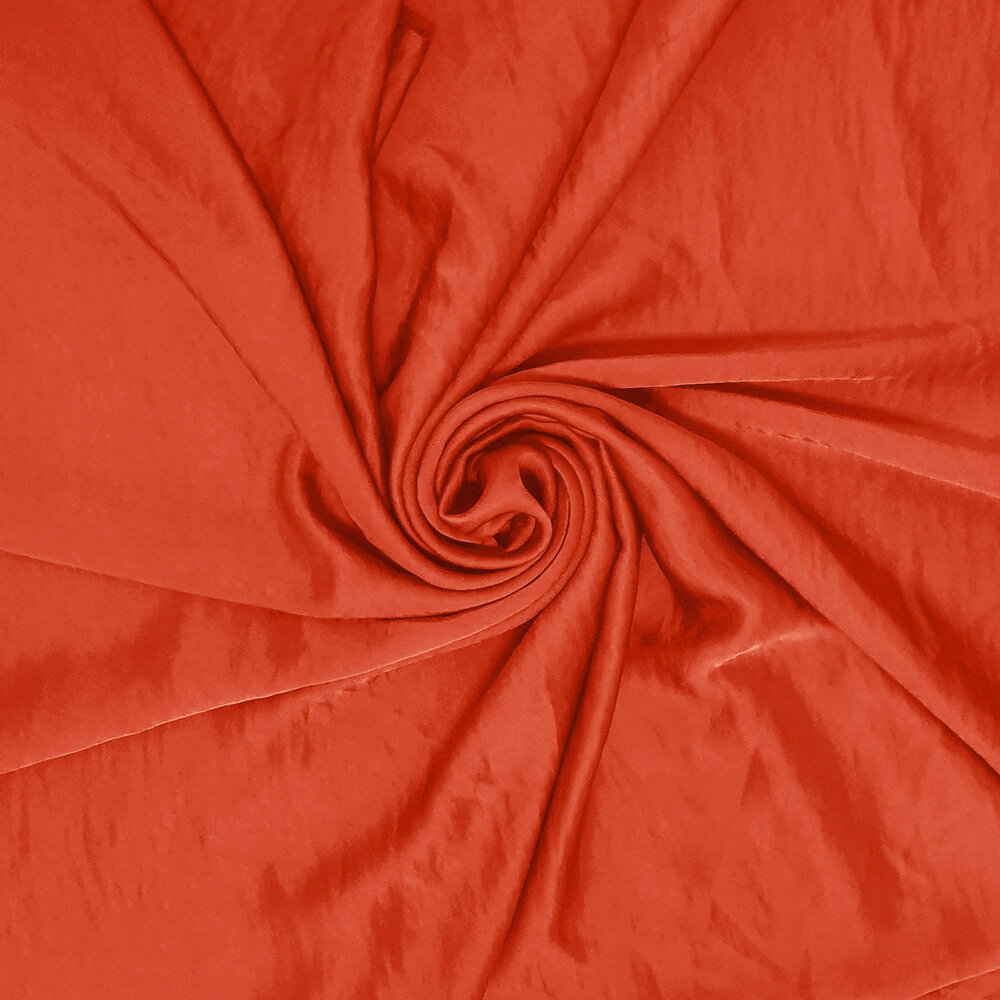 Seidiger Stretch-Satin SI21 – gebranntes Orange Seidiger Stretch-Satin SI21 – gebranntes Orange