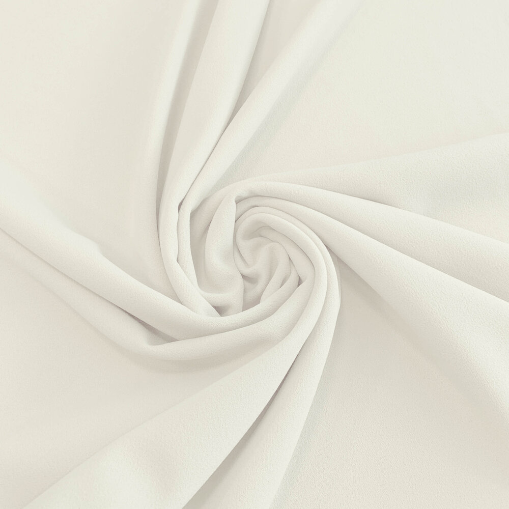 VJ COUPON Scuba Crepe CR24 - Creme - 135+70 x 140 cm VJ COUPON Scuba Crepe CR24 - Creme - 135+70 x 140 cm